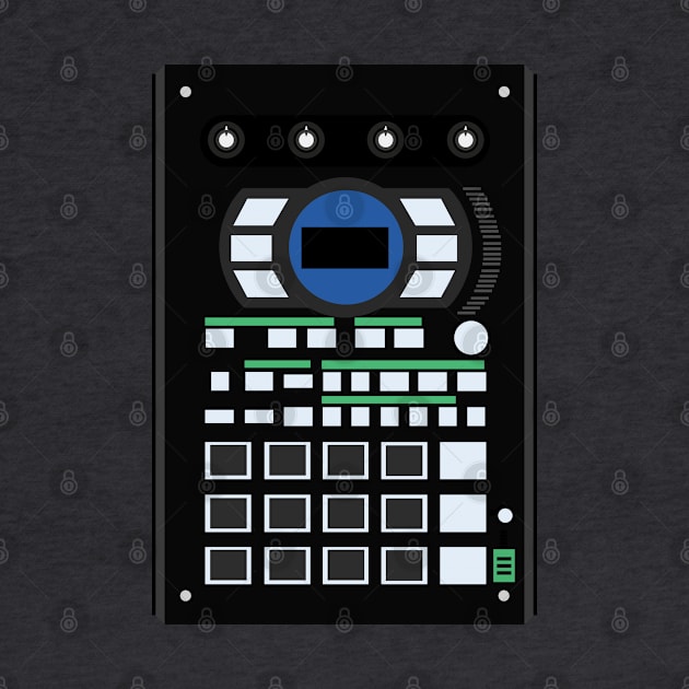 Iconic Beat Machine Series #4 (Black Edition - no text) by Steve Traxx (ProducerBeat.com)